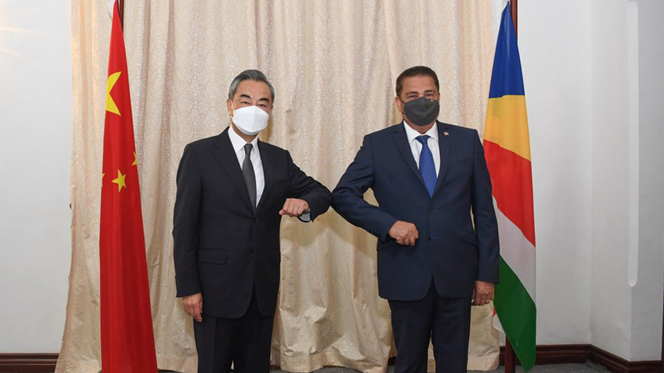 Wang Yi Wrapped Up Africa Tour With a Quick Stopover in The Seychelles Before Heading Back to Asia