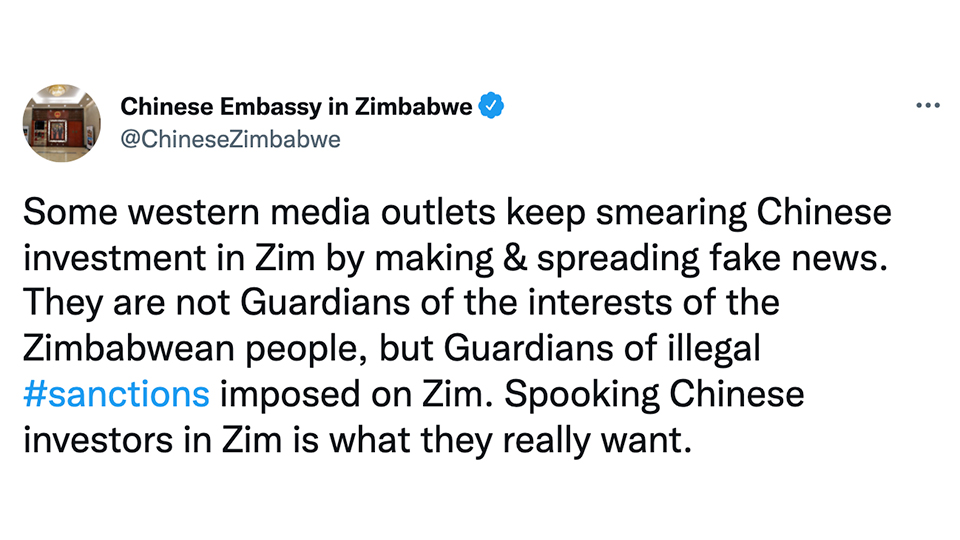         
        
            
            
        
    The Social Media Managers Who Run Chinese Diplomatic Twitter Accounts in Africa Are Getting More Creative