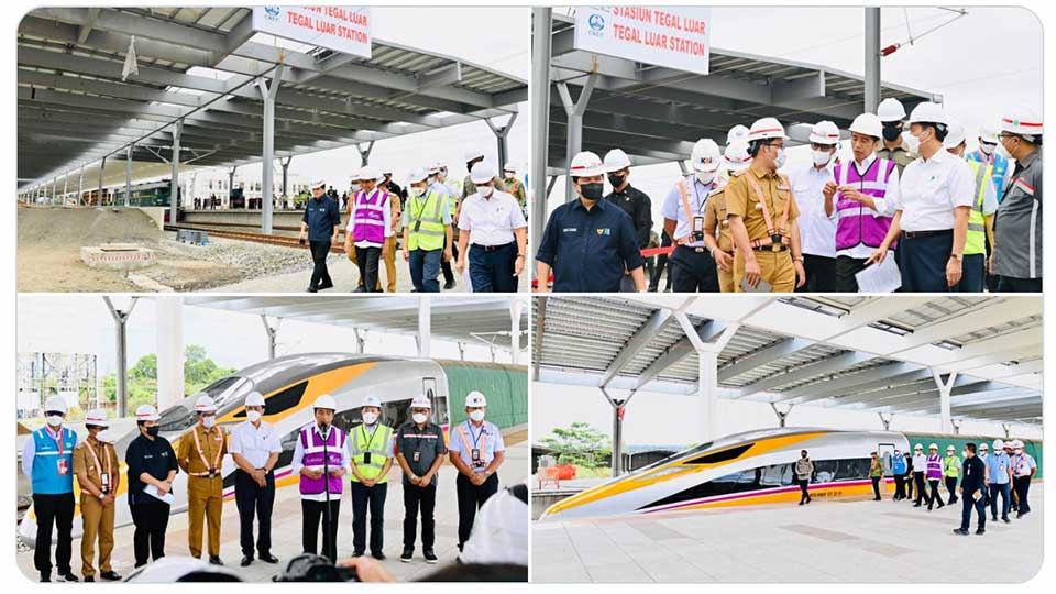 Indonesian President Joko Widodo Does Final Site Inspection of New Chinese-built High Speed Railway