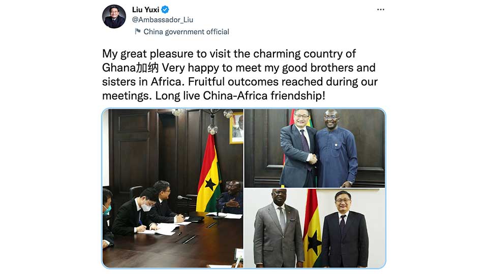         
        
            
            
        
    One of China’s Top Africa Diplomats in Ghana Just as Debt Crisis Unfolded