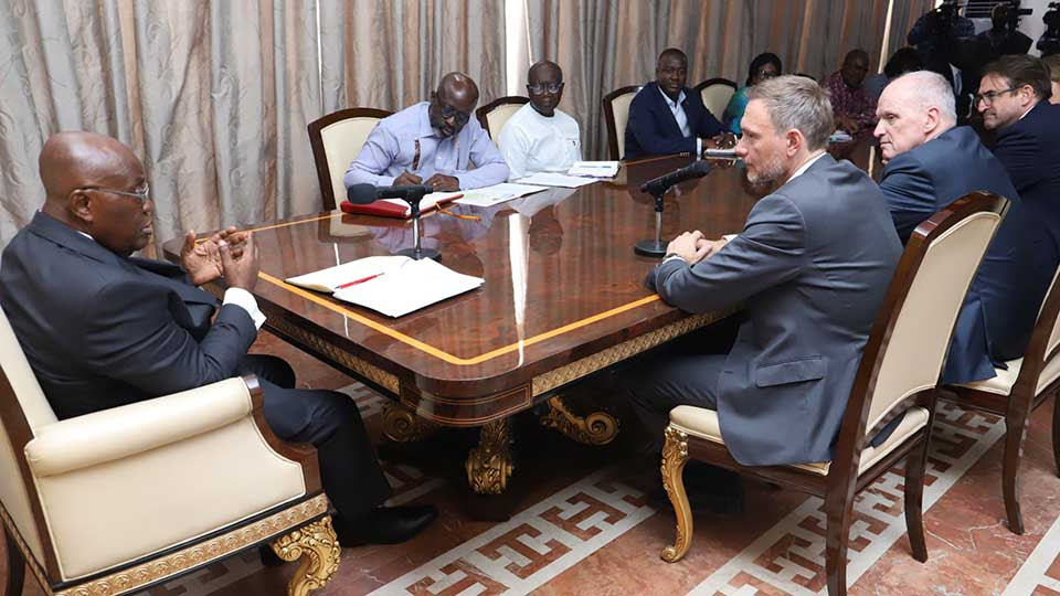         
        
            
            
        
    Germany’s Finance Minister Singles Out China in Debt Relief Appeal for Ghana