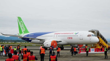 China’s homegrown C919 jet is accelerating production in a bold challenge to the Boeing-Airbus duopoly, ramping up capacity amid Beijing’s broader push for aviation self-sufficiency.