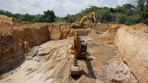 File image of a gold mine in Dunkwa-on-Offin in central Ghana. Photo / Chris Stein / AFP