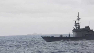 China condemns U.S.–U.K. Taiwan Strait transit, says PLA tracked and warned two warships as carrier Fujian continues trials.