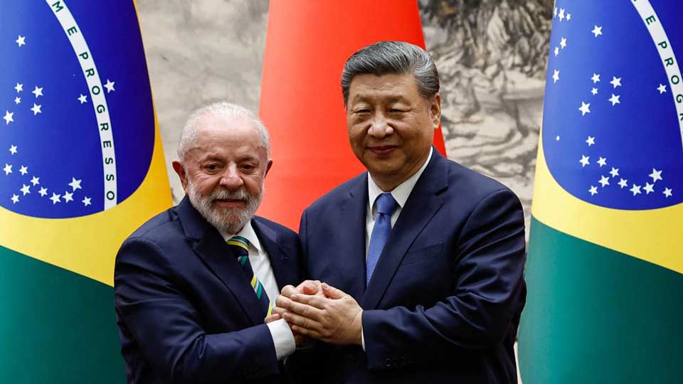         
        
            
            
        
    Xi and Lula Pledge to Guard Global Order