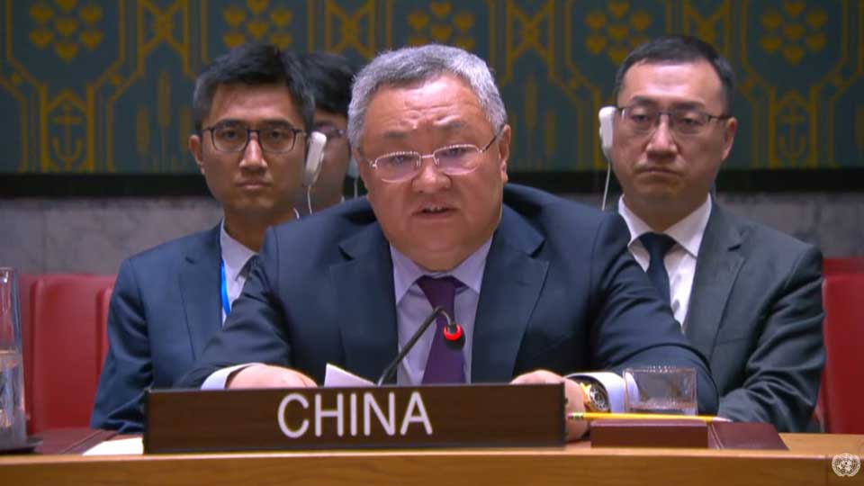         
        
            
            
        
    China Outraged Over U.S. Veto of Gaza Ceasefire Resolution at UN Security Council