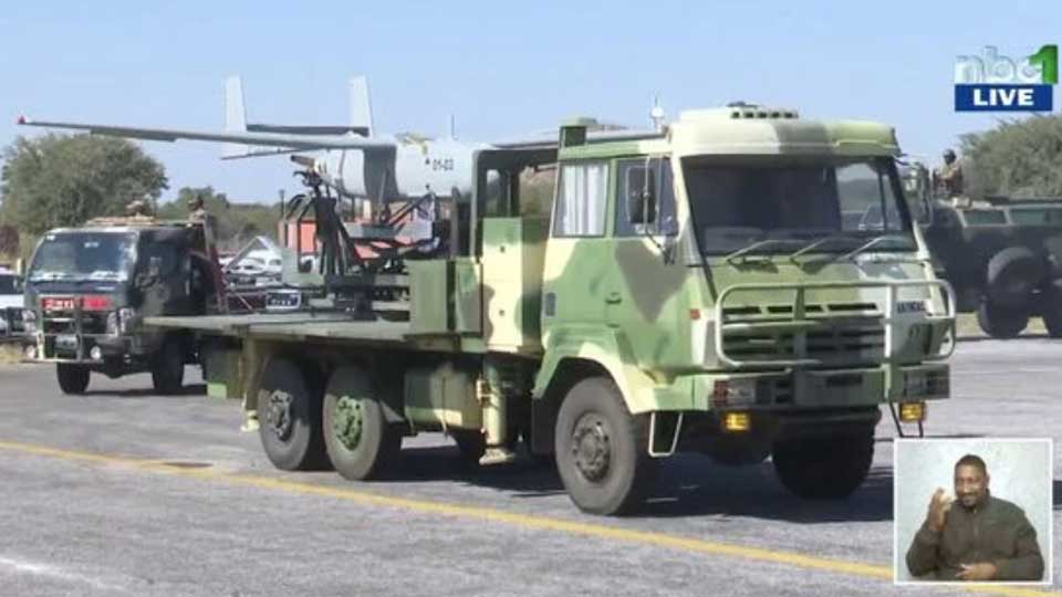         
        
            
            
        
    Namibia Shows Off Newly-Acquired Chinese Drone