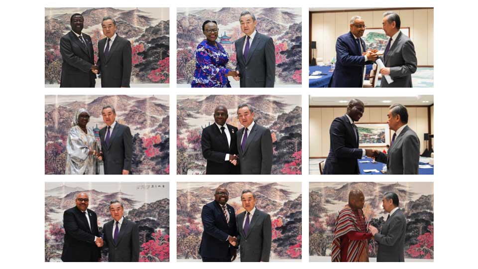         
        
            
            
        
    Wang Yi Conducts Speed Diplomacy With Nine African Foreign Ministers