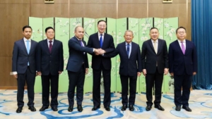 China hosted informal trilateral talks in Shanghai on Wednesday involving Thailand-Cambodia representatives, aiming to reinforce the fragile ceasefire.