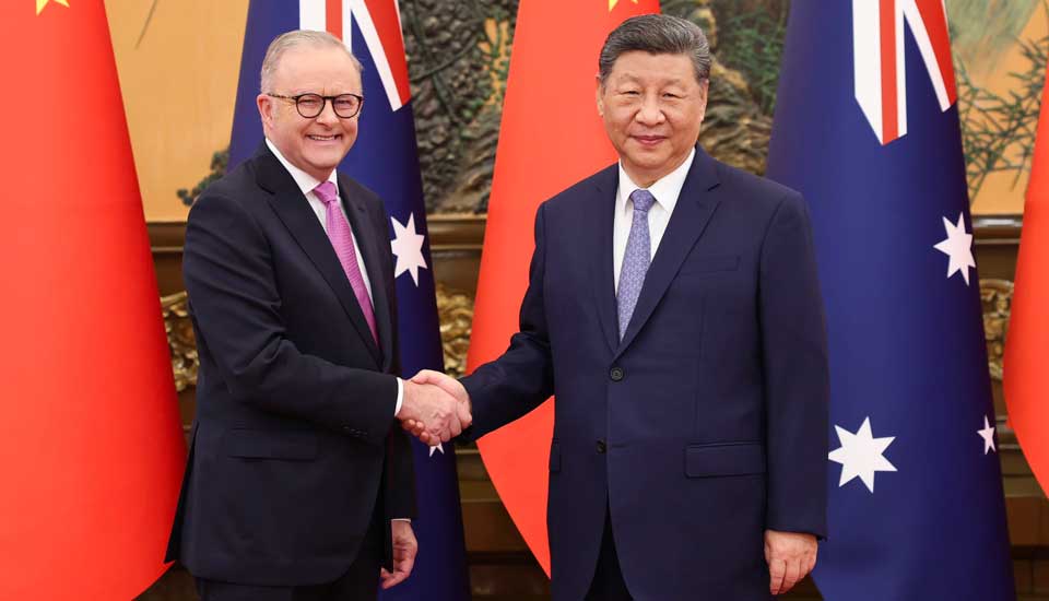         
        
            
            
        
    ‘Dialogue’ Must Be at Heart of China, Australia Ties, PM Tells Xi