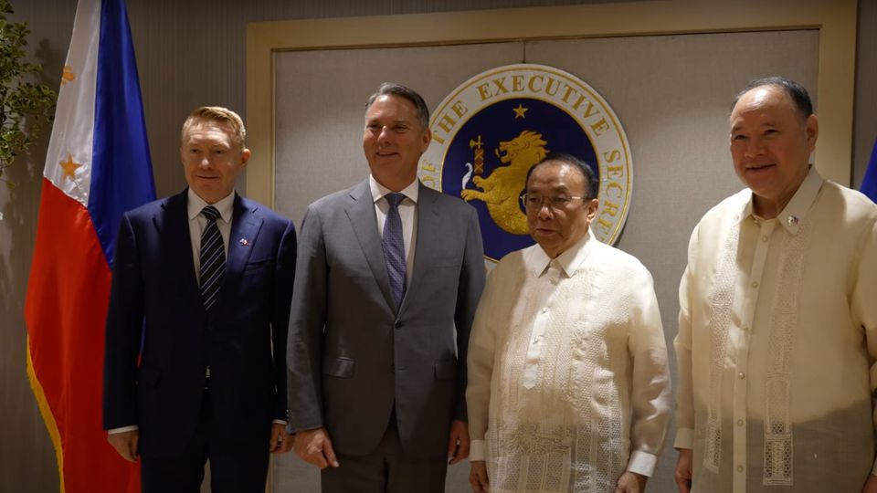 Australian Defense Minister Richard Marles met Philippine Defense Secretary Gilberto Teodoro Jr. in Manila on Friday. The two signed a pledge to expand defense cooperation and improve military readiness.