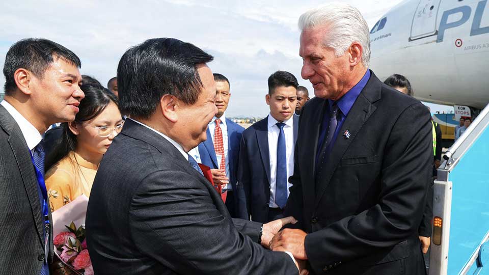         
        
            
            
        
    Cuba President Begins Trip to China, Laos and Vietnam