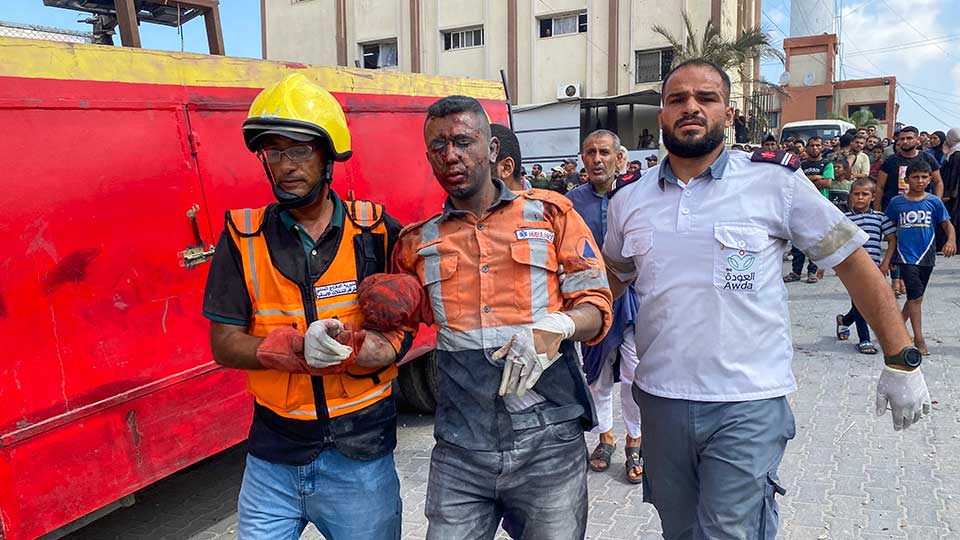         
        
            
            
        
    China Says ‘Shocked’ by Israel Strike on Gaza Hospital