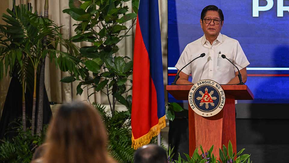         
        
            
            
        
    Marcos Says Philippines Would Be Dragged ‘Kicking and Screaming’ Into Taiwan War