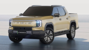 A promotional image of the eTerron9 by SAIC Motor. The truck is debuting in South Africa to competing with others in the luxury market segment. Photo/ SAIC Maxus