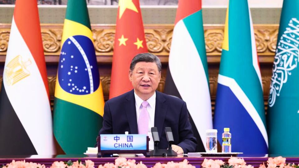 Indonesia’s Prabowo Subianto backs Xi Jinping’s Global Governance Initiative plan at the BRICS Summit.