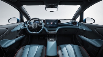 The interior of a BYD Dolphin. BYD Thailand has started exporting the Dolphin to Europe as Ghana Ev adoption slows due to limited charging infrastructure. Photo / BYD