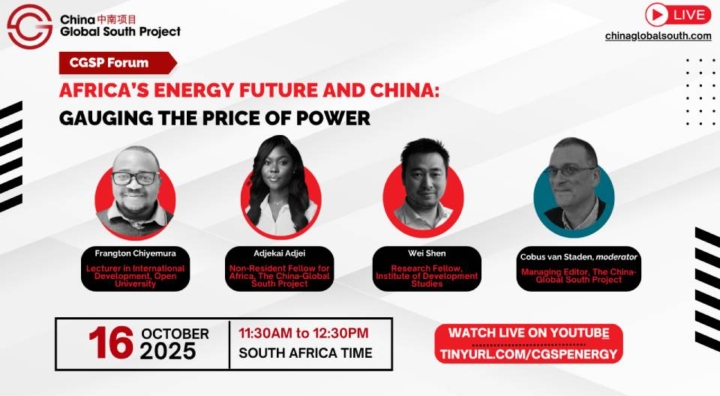 [CGSP Forum] Africa’s Energy Future and China: Gauging the Price of Power