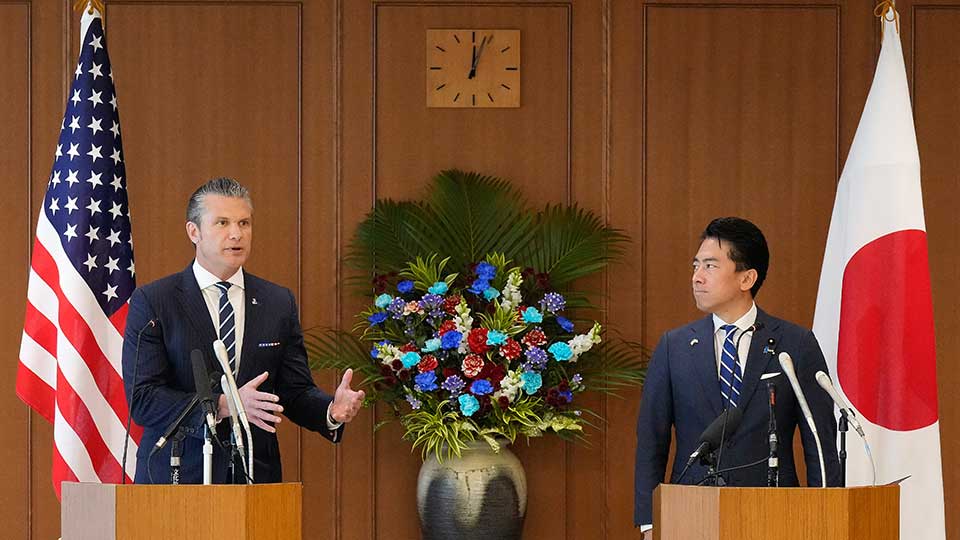         
        
            
            
        
    Japan-U.S. Ties Key to Deterring China ‘Aggression’: Pentagon