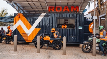A ROAM outlet in Nairobi, Kenya. The company has introduced universal chargers for small vehicles. Photo / ROAM