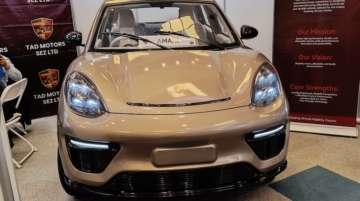 The locally fabricated TAD AMANI by TAD Motors. The company has launched 5 vehicle brands built locally using steel sourced from Kenya, with battery and other electronic components shipped from China. Photo / Njenga Hakeenah / CGSP