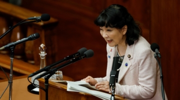 Japan's Finance Minister Satsuki Katayama speaks on the day Japan's Prime Minister Sanae Takaichi delivers her policy speech in the parliament, in Tokyo, Japan, February 20, 2026. She has warned of growing Chinese "coercion" in her first post-election speech to parliament on Friday, pledging to overhaul defence strategy. REUTERS/Kim Kyung-Hoon