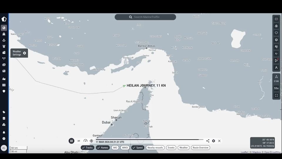 Chinese Ship Among First to Transit Strait of Hormuz as Iran ‘Regulates’ Traffic