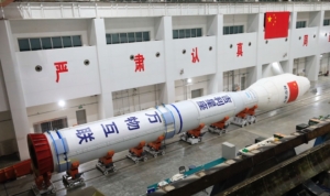 A GEESATCOM satellite by the Time Space Daoyu Technology Co. The company is working with Algeria and Morocco on an aerospace program focused on, among other areas, logistics and autonomous driving. Photo / GEESPACE