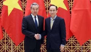 Minister of Foreign Affairs Lê Hoài Trung and his Chinese counterpart Wang Yi held strategic talks in Hà Nội on Sunday afternoon. This is part of the Việt Nam–China “3+3” dialogue on foreign affairs, national defence and public security. VNA/VNS Photos An Đăng