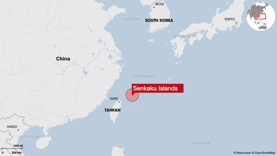         
        
            
            
        
    Japan Tells Chinese Survey Ship to Stop Operating Near Disputed Senkaku Islands