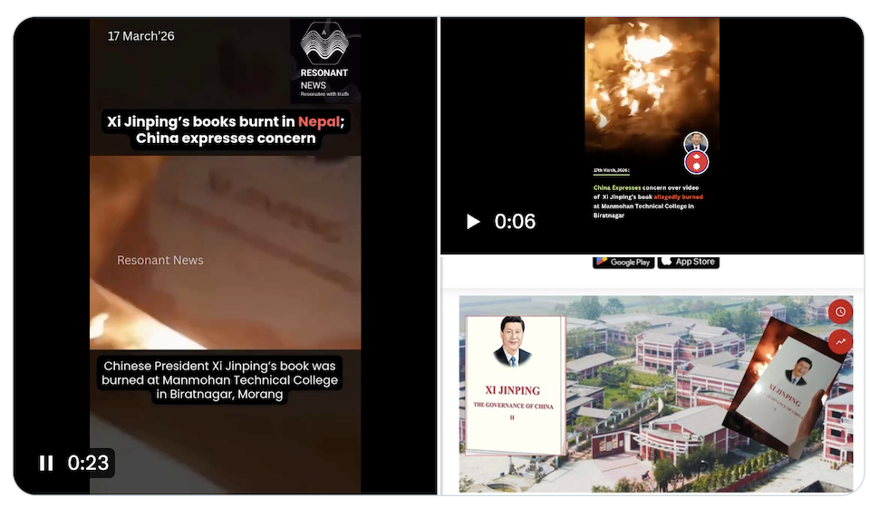 Nepal Investigating Burning of Xi Jinping’s Book at University