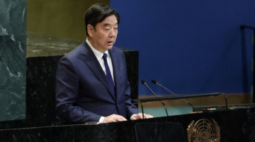 Zhai Jun, Special Envoy of the Chinese Government on the Middle East Issue,on July 29, 2025, in New York City. China on Monday urged all parties involved in the Middle East conflict, particularly the U.S. and Israel, to cease military operations, warning of a "vicious cycle". Photo / CHARLY TRIBALLEAU / AFP