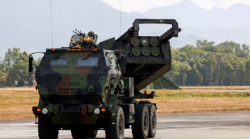 A High Mobility Artillery Rocket System (HIMARS) vehicle is on display during an annual military exercise ahead of Lunar New Year in Taichung, Taiwan, January 27, 2026. REUTERS/Ann Wang/File Photo